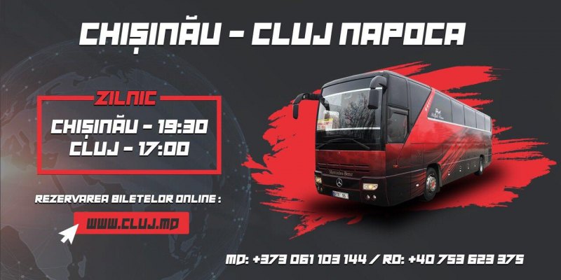 Autocar Cluj Chisinau Cluj Napoca Autogara Fany